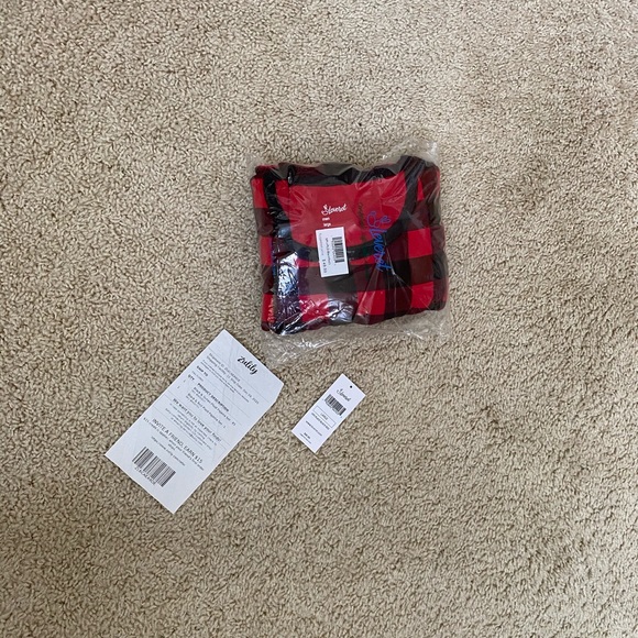 “ZULILY” ❤️ SUPER COOL🖤MEN’S RED/BLACK PLAID PJ’S - Picture 4 of 15